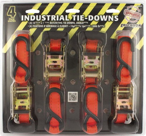 4PK 1IN X 15FT 2000LB INDUSTRIAL PACK