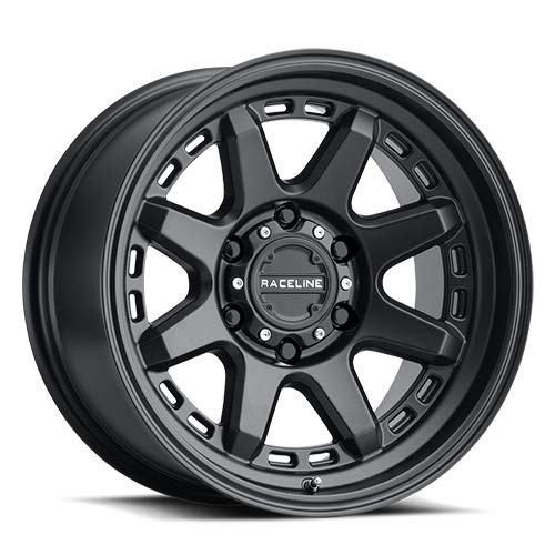 RACELINE 47B7906012 SCOUT SATIN BLACK 17X9 6X139.7  -12
