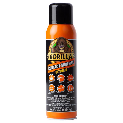 GORILLA CONTACT ADHESIVE ULTIMATE 12.2 OZ CLEAR