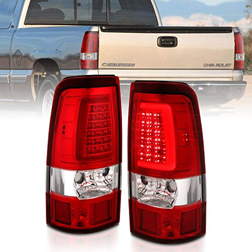 ANZO 311335 LED TAILLIGHTS PLANK STYLE CHROME W