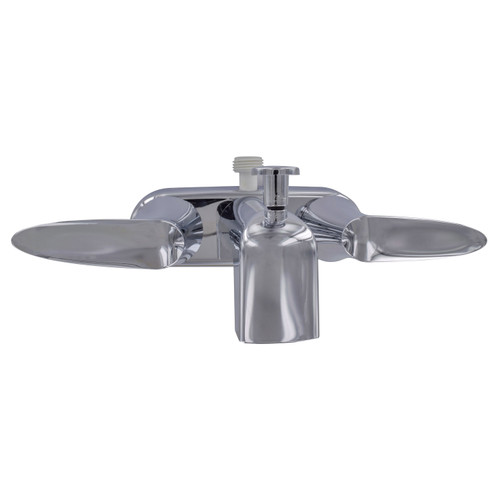 PF223362 Faucet 4 Tub W/Shower D-Spud Chrome 2-Lever Handle