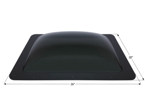 Icon 14292 RV Skylight SL1422A - 22 x 14 x 5, Dark Smoke