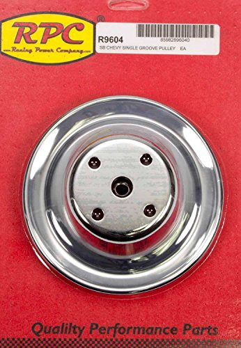 RACING POWER R9604 Company Chrome LWP Pulley for Small Block Chevy