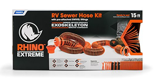 CAMCO RV 39861 SWR HSE KIT 15 W/ SWVL FTTNGS