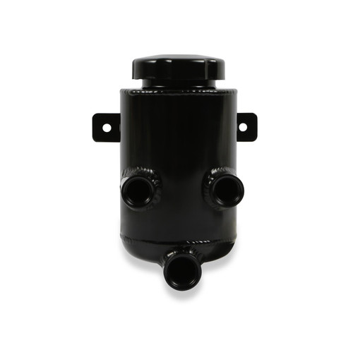 POWER STEERING REMOTE RESERVOIR BLACK ALUMINUM