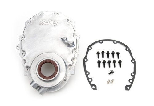 SBC TIMING CHAIN COVER W/CRANK SENSOR