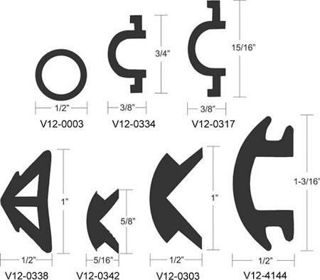 TACO INS VNL BLK 50FT TACO METALS V12-0342BKA50-1
