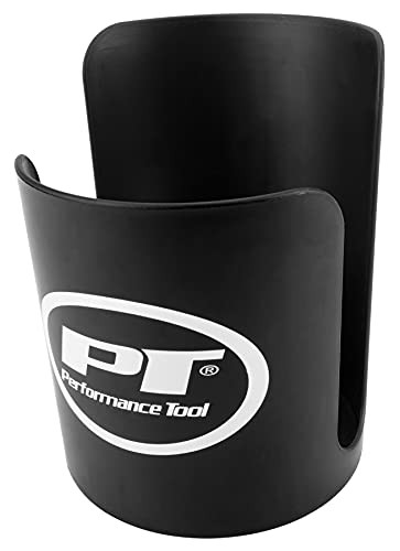 Wilmar PMW12525 Performance Tool Black Magnetic Cup Caddy, Organizer Magnet for Bottles, Screwdrivers, Pencils