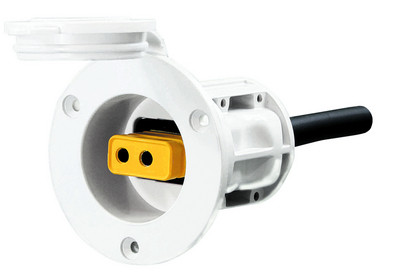 Cannon Downriggers 032549Cannon Downriggers Flush Mount Power Port White (Part # ByCannon Downriggers)