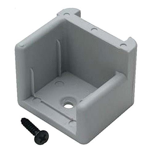 T-H MARINE232-DS1LDP DOOR STOP GRAY W/RIBS LEFT