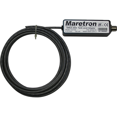 Maretron MRTN-TLA100-01 / Tank level adapter, MFG# , used to adapt commercially available resistive tank senders to NMEA 2000 network.Compatible with both the American standard (240-33 ohm) and the European standard (10-180 ohm) resistive senders