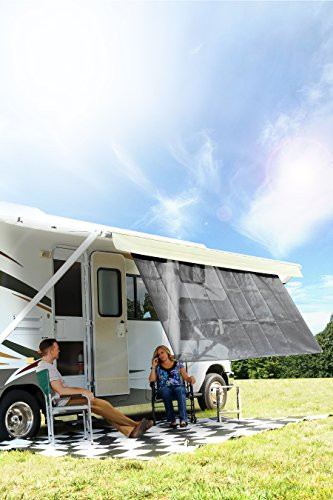CAMCO RV 51455 AWNING SHADE KIT 54X180 BLAC
