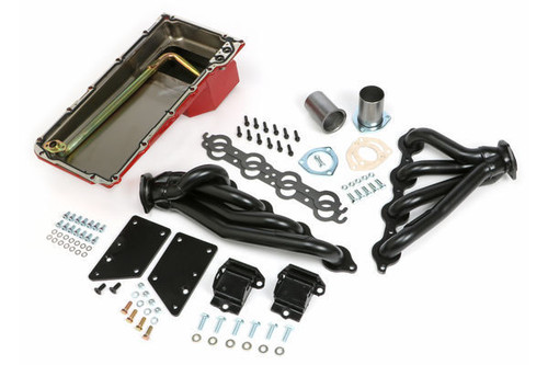 Trans-Dapt TDP42161 S10 / LS SWAP IN A BOX KITBLACK HEADERS (SUPERCEDES #45161)195964 PONTIAC ENGINES