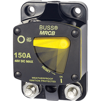 BLUE SEA SYSTEMS BS-7148 Breaker, 187, Surface Mnt DC 150A