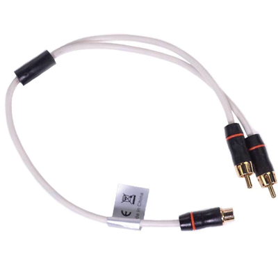 FUSION ELECTRONICS USA FUS-010-12621-00 RCA Splitter, 1 Female to 2 Male