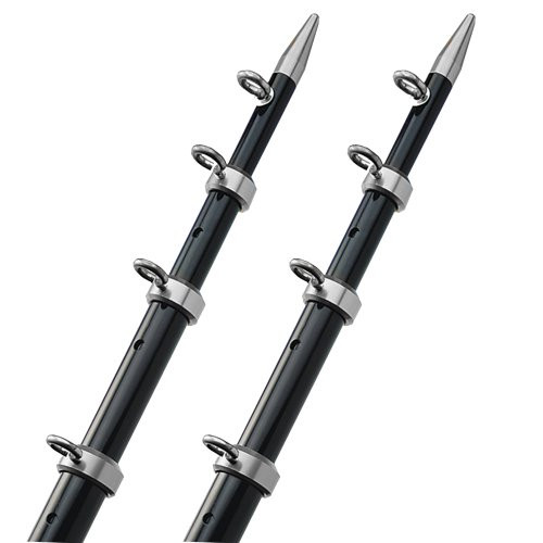 TACO METALS236-OT0542BKA15HD OUTRIGGER-1/2X 15 BLK/SILVER