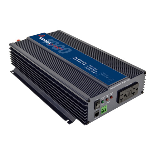 Samlex America SAMPST-1000F-12 PURE SINE WAVE INVERTER INPUT: 12VDC OUTPUT: 120 VAC 1000 WATTS ETL APPROVED