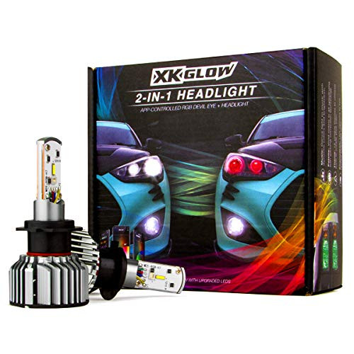 XK GLOW 045004H11 2XRGB H11 BULB KIT