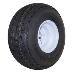 18.5X8.50-8/6 STC Hi-Run SU03 (8X7 5-4.5 WHITE SOLID White Solid) ST TRAILER