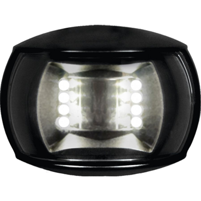 HELLA HL-980520501 '0520 Series' NaviLED Multivolt White 8-28V DC 2 NM Compact Stern Navigation Light with Clear Lens and Black Shroud
