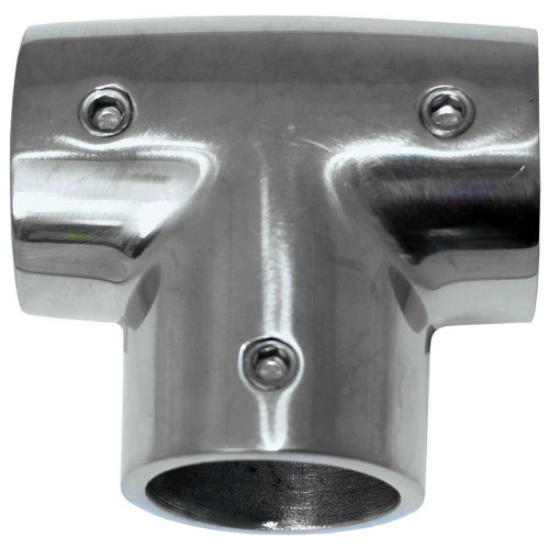 Whitecap 1 O.D. 90° SS Tee Rail Fitting