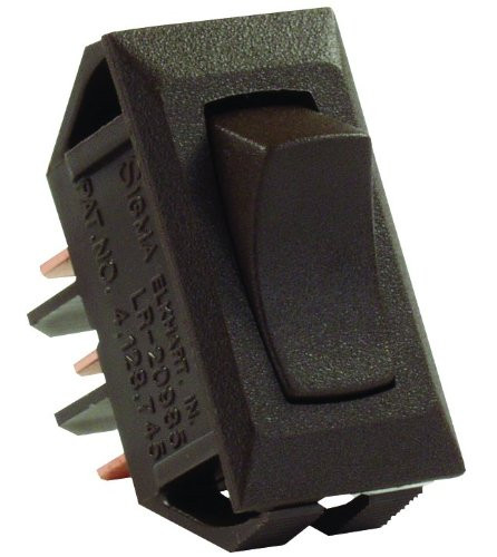 JR PRODUCTS342-12645 STANDARD 12V ON/ON SWITCH BRWN
