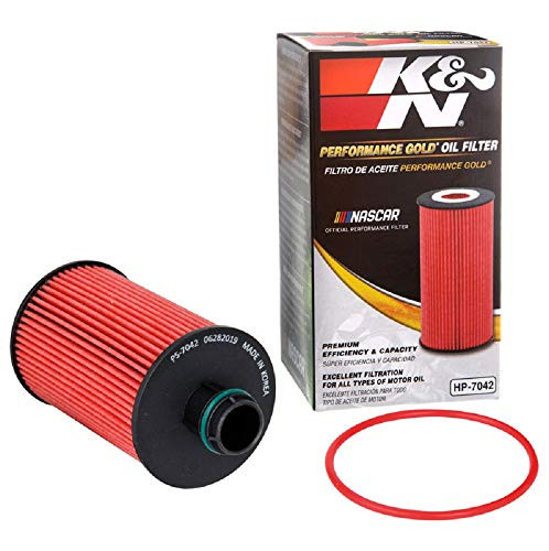 K & N FILTERS HP7042 K & N Premium Oil Filter: Designed to Protect your Engine: Fits 2014-2018 DODGE 1500 2014-2018 JEEP Grand Cherokee 2014-2018 RAM 1500,