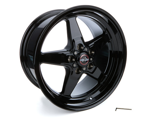 Race Star 92 Drag Star Bracket Racer 17x9.5 5x115BC 6.125BS Gloss Black Wheel