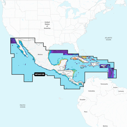 Navionics Platinum+ NPSA010R - Central America &amp; Caribbean