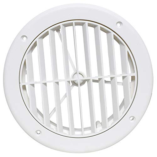 VALTERRA800-A103363VP A/C VENT LOUVERED 5 WHITE