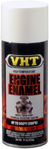 SHERWIN WILLIAMS DUPSP129 Vht High Temperature Engine Enamel Gloss White 11 Oz. Aerosol - Lot of 6