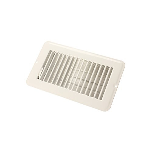 JR PRODUCTS342-0228965 4X8IN METAL FLR REG DAMPER WHT