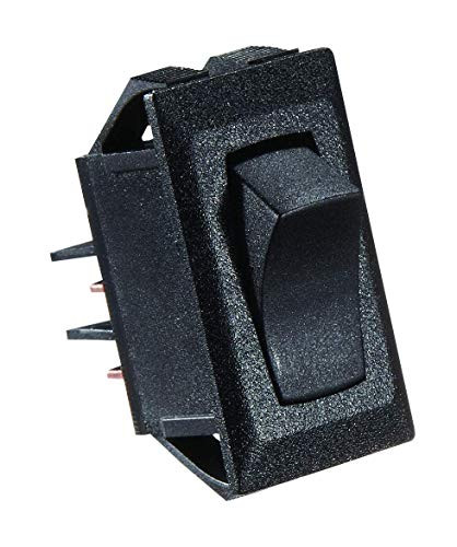 RV DESIGNER350-S261 SWITCH-ROCKER 10A ON-OFF BLACK