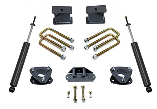 MAXTRAC 905340 2.5 SPCRS 4 BLK/U-BOLTS MAX SHOCKS