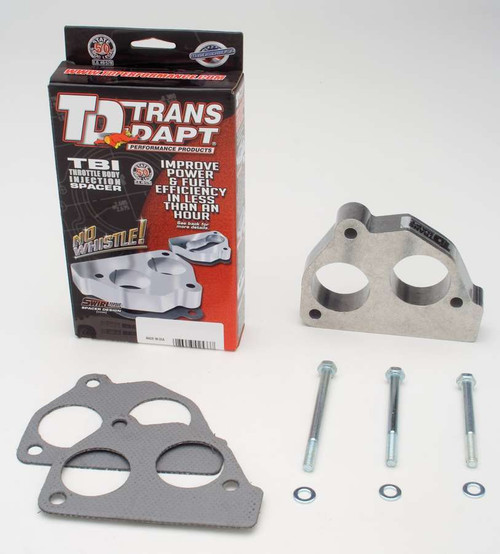 Trans-Dapt TDP2733 8691 GM TRUCK/SUV W/4.3L V6 5.0L5.7L V8 SMOOTHBORE THROTTLE BODY SPACER195964 PONTIAC ENGINES