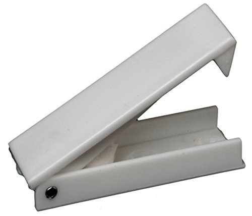 RV DESIGNER350-E212 CATCH-BAGGAGE DOOR-SQ WHT 2PK