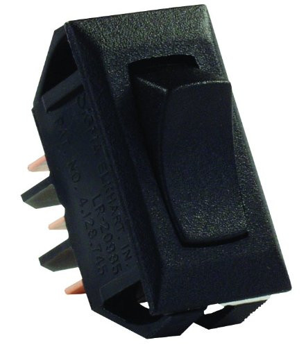 JR PRODUCTS342-12625 STANDARD 12V ON/ON SWITCH BLCK