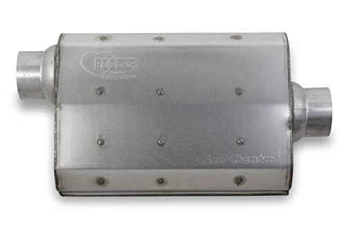 HOOKER 21505 HKR Mufflers - Aero Chamber Mufflers Muffler - Aero Chamber - 3 in. Inlet - 3 in. Outlet - Steel - Aluminized - Black