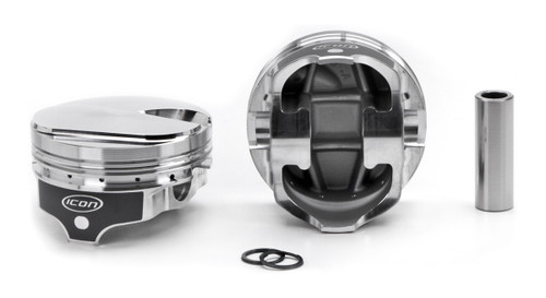United Engine & Machine Co SLVIC787.060 ICON FORGED PISTON  CHEVY 489 ROD 6.385 CC SOLID DOME 12CC 1V