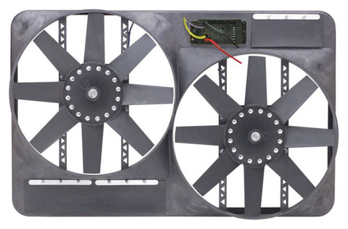 Flex-A-Lite FLX116524 FAN ELECTRIC  13 1/2IN DUAL SHROUDED PULLER W/ VARIABLE SPEED CONTROL
