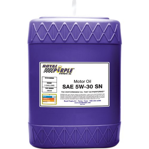 ROYAL PURPLE 05530 5W30 5 GALLON PAIL