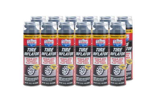 NONFLAMMABLE TIRE INFLATOR W/ HOSE ASSEMBLY 16 OZ CASE OF 12