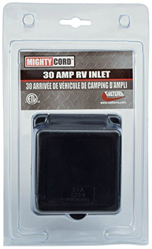 VALTERRA800-A1030INBKVP POWER INLET 30A BLACK CARDED