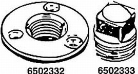 WHITECAP 6502332 WHIT PLUG & DRIN GARBD BRZ