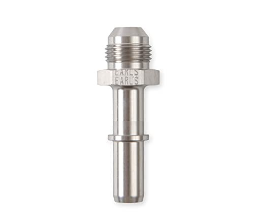 EARLS 961988ERL Earl's O.E. Fuel Line EFI Quick Connect 1/2" Tube to -8 an Male - Stainless Steel