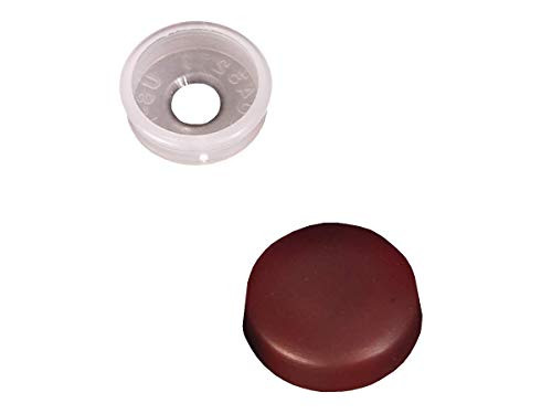 RV DESIGNER350-H605 SCREW COVERS - BROWN 14/PK