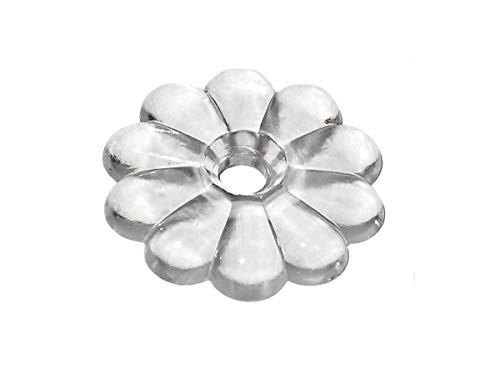 RV DESIGNER350-H611 ROSETTE WASHERS-CLR.(PK.OF 14)