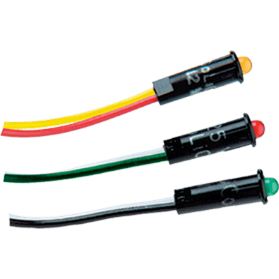 BLUE SEA SYSTEMS BS-8033 Indicator Light, 12/24VDC, Amber LED