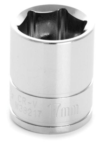 WILMAR WLMW38217 Performance Tool W38217 3/8" Drive 6-Point Socket, 17mm