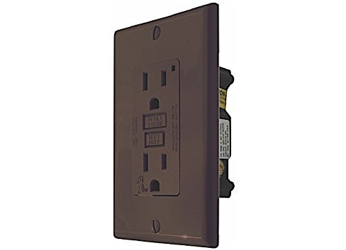 VALTERRA681-DG15BVP GFI RECEPTACLE W/ LT BRWN